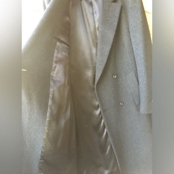 PIERRE CARDIN 100% Wool Double-Breasted Long Winter Mens Coat - Picture 5 of 16